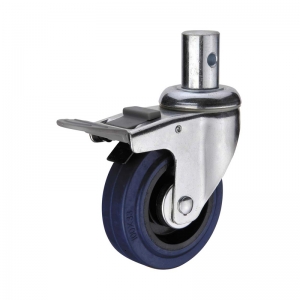 castors and industrial wheels with double brakes
