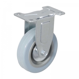 Fixed Caster Rubber Wheels