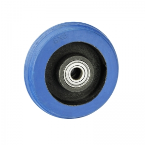 Blue Rubber Single Wheel