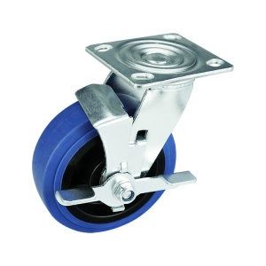 TPR Caster Wheel With Side Brake