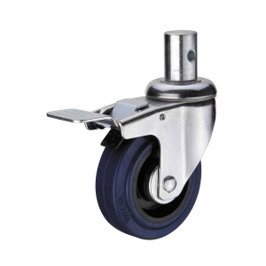 castors and industrial wheels with double brakes