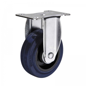 rubber rigid caster wheel