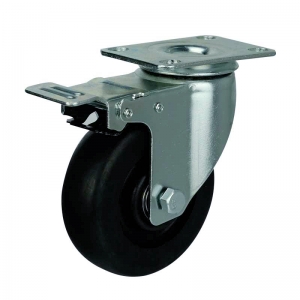 phenolic swivel caster wheel With double brakes