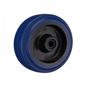 Blue elastic rubber single wheel