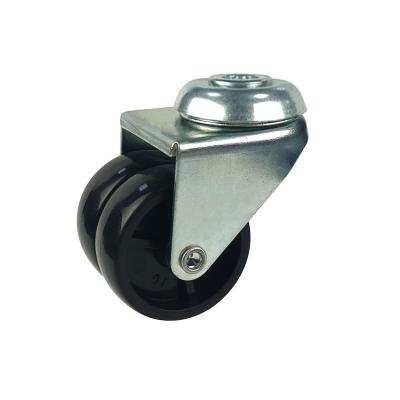 50mm plasitc twin-wheel casters without lock