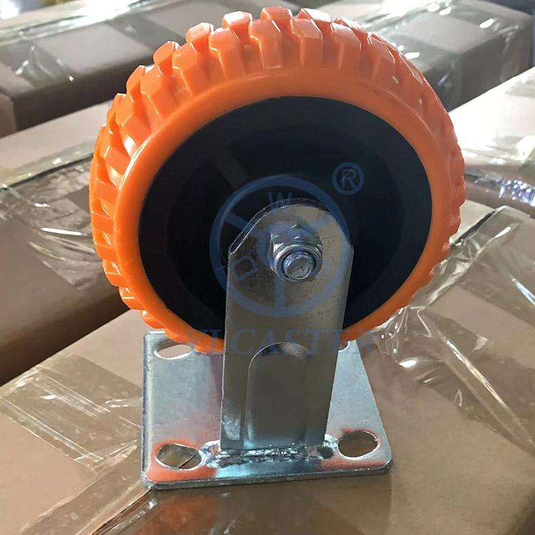 Fixed/Rigid Caster Wheels Polyurethane Plastic