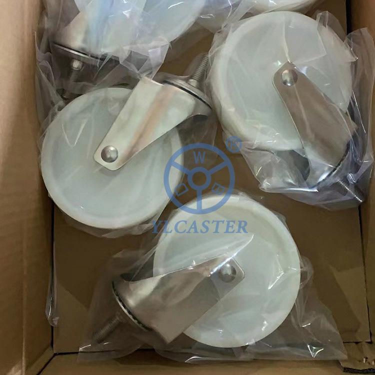 4 inch stainless steel nylon casters
