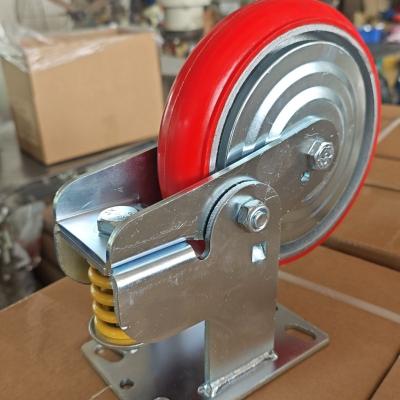 industrial castor spring loaded casters