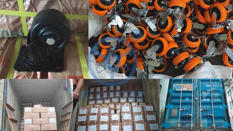 Las ruedas de perfil bajo y las ruedas naranjas de servicio pesado se envían a Libia